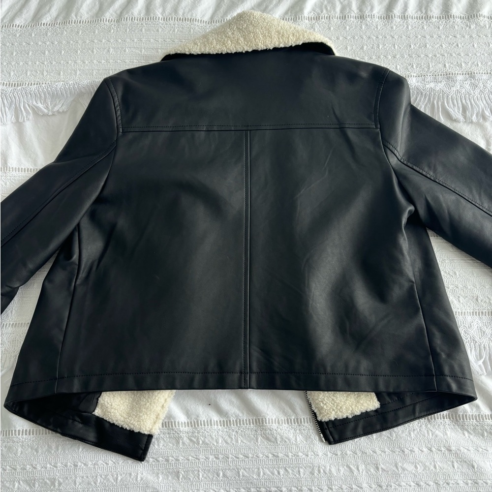 Dynamite Black and Cream Women's Jacket - Picture 2 of 2